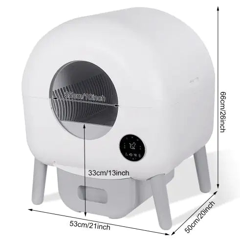 SmartClean™ XL Self-Cleaning Litter Box – App-Controlled, Extra-Large Capacity for Multi-Cat Homes