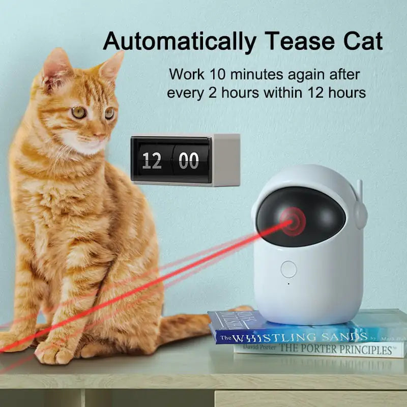 Smart Automatic Laser Pointer Cat Toy