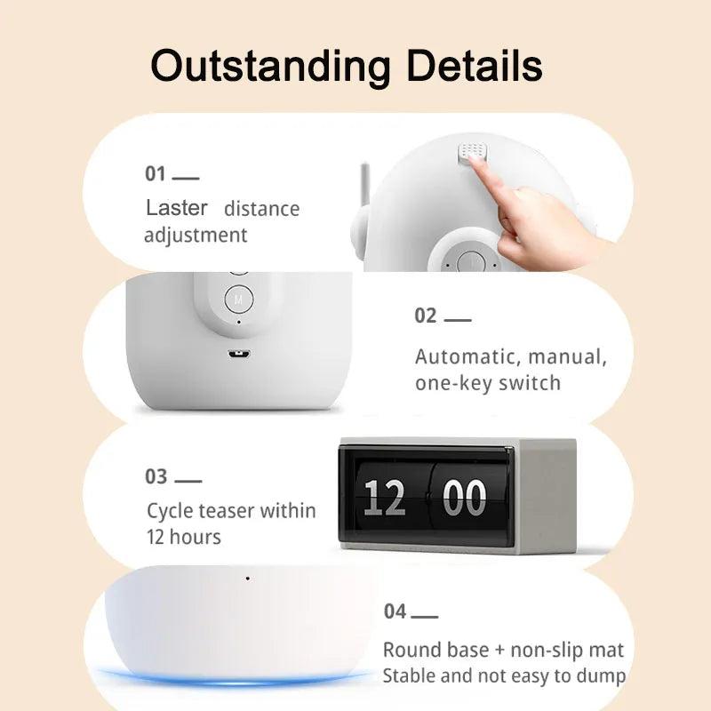 Smart Automatic Laser Pointer Cat Toy