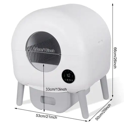 SmartClean™ XL Self-Cleaning Litter Box – App-Controlled, Extra-Large Capacity for Multi-Cat Homes