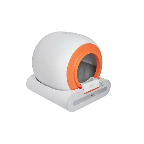 Smart Self-Cleaning Cat Litter Box – Modern Design with App Control & Multi-Litter Compatibility