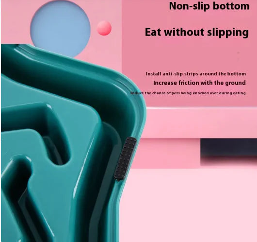 SmartBite™ Anti-Choking Slow Feeder Bowl – Fun & Healthy Mealtime for Cats and Dogs