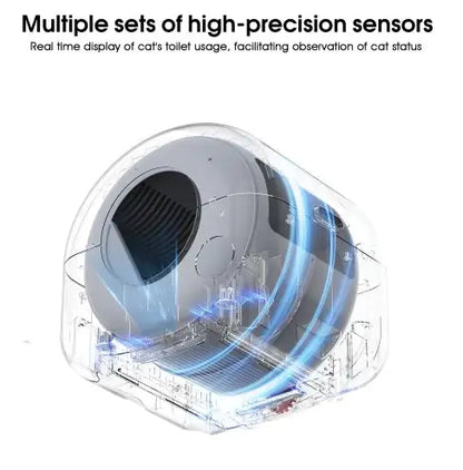 SmartClean™ XL Self-Cleaning Litter Box – App-Controlled, Extra-Large Capacity for Multi-Cat Homes