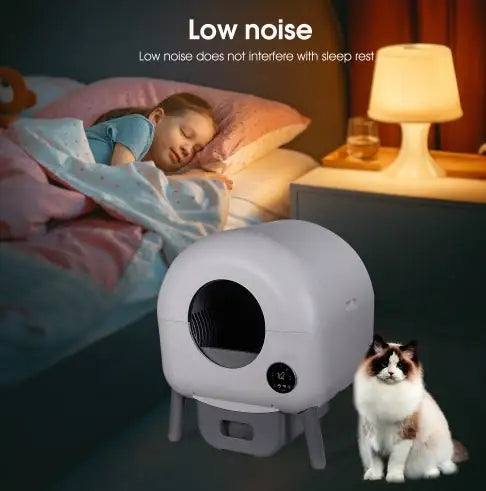 SmartClean™ XL Self-Cleaning Litter Box – App-Controlled, Extra-Large Capacity for Multi-Cat Homes