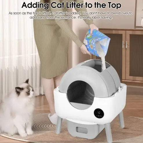 SmartClean™ XL Self-Cleaning Litter Box – App-Controlled, Extra-Large Capacity for Multi-Cat Homes