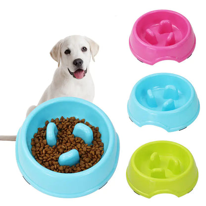 SmartBite™ Anti-Choking Slow Feeder Bowl – Fun & Healthy Mealtime for Cats and Dogs