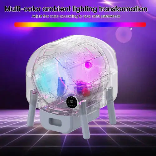 SmartClean™ Self-Cleaning Cat Litter Box – App-Controlled with Safety Sensors & Ambient Light